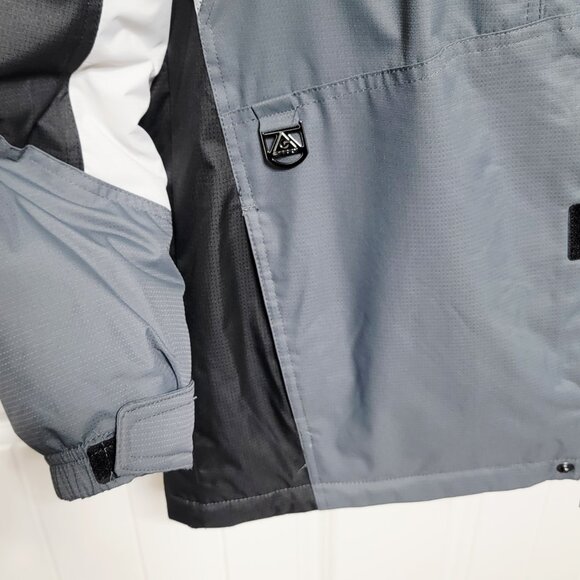 Gerry Boys Size Large 14/16 Winter Snow 2 in 1 Coat Jacket Gray Black EUC - Picture 6 of 14
